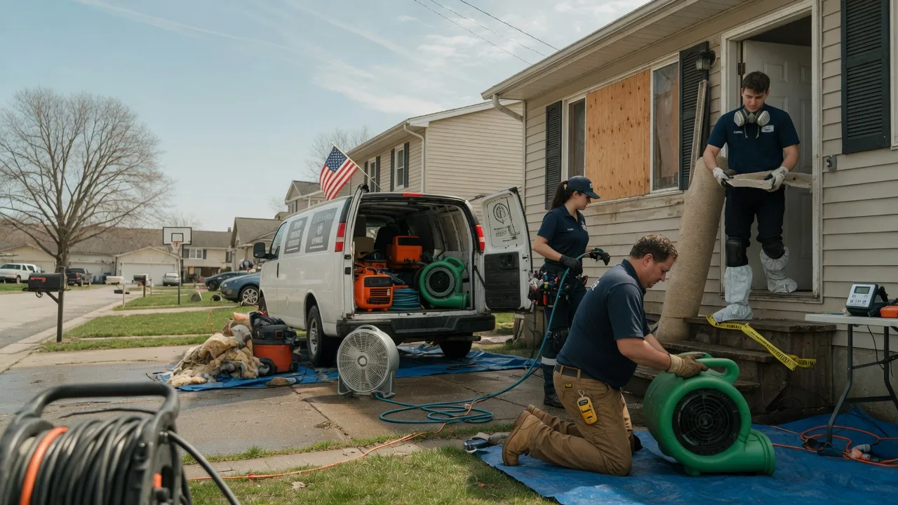 Water Damage Restoration in Davis Junction, IL near me